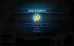 Protoss victory for OomJan.